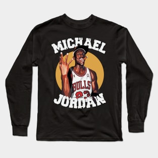 Michael Jordan Aesthetic Tribute 〶 Long Sleeve T-Shirt